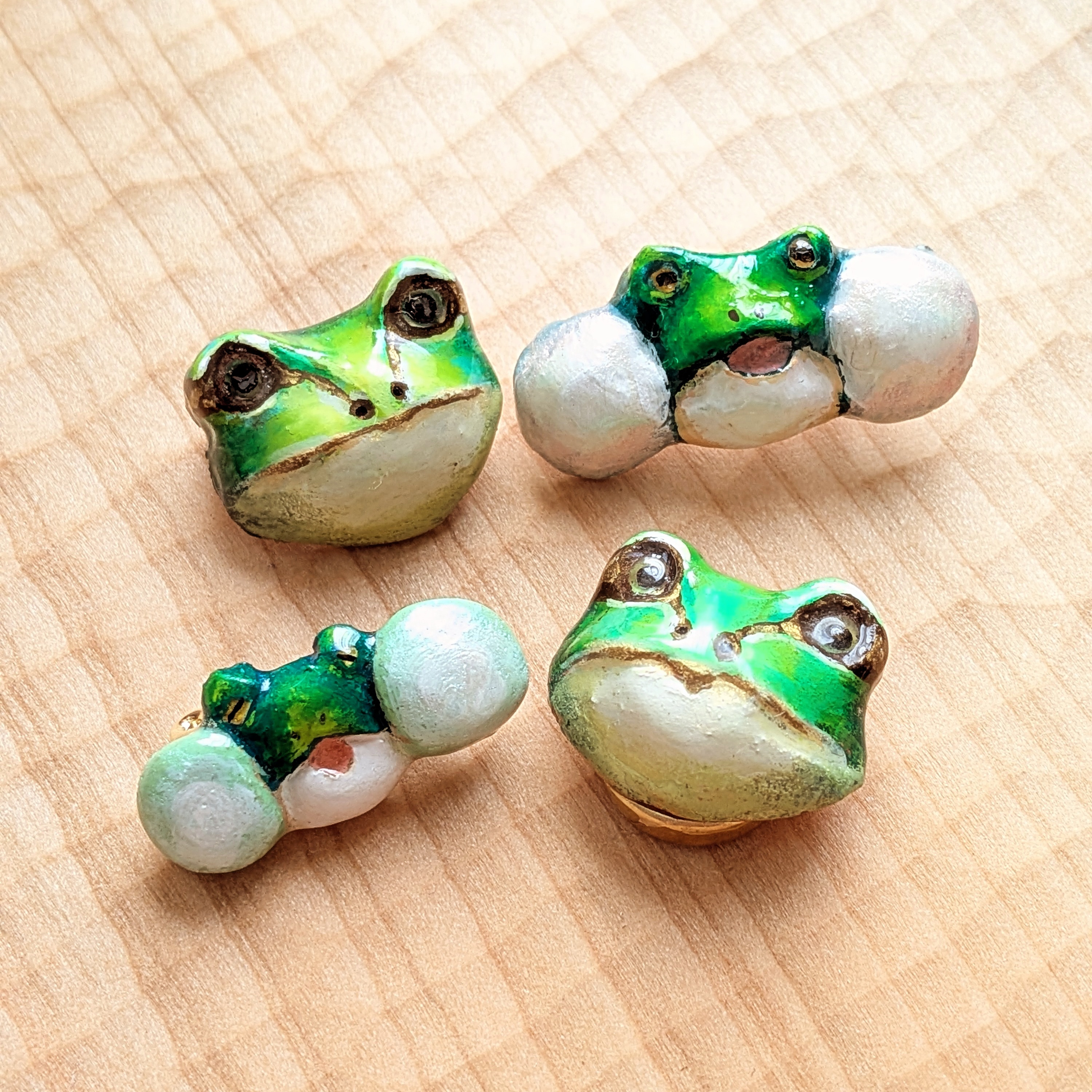 コットンリネンのポーチ